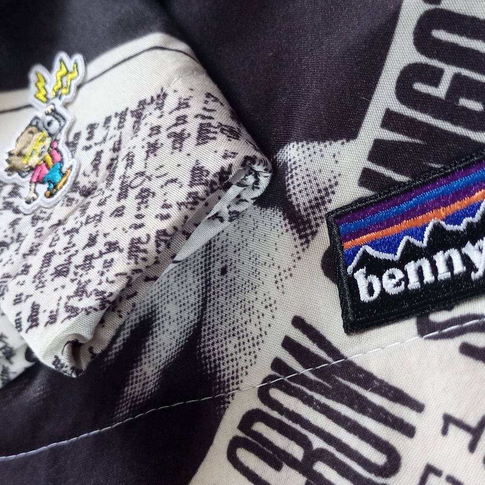 Handmade Bennygonia Harry Potter Daily Prophet Newspaper 90s Shorts UNISEX - Picture 9 of 11